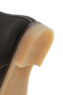 Men's Khaki Suede Leather Classic Boots | Derimod