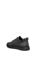 Geox Men's Grey Spherica Lace-Up Leather Sneakers | Derimod