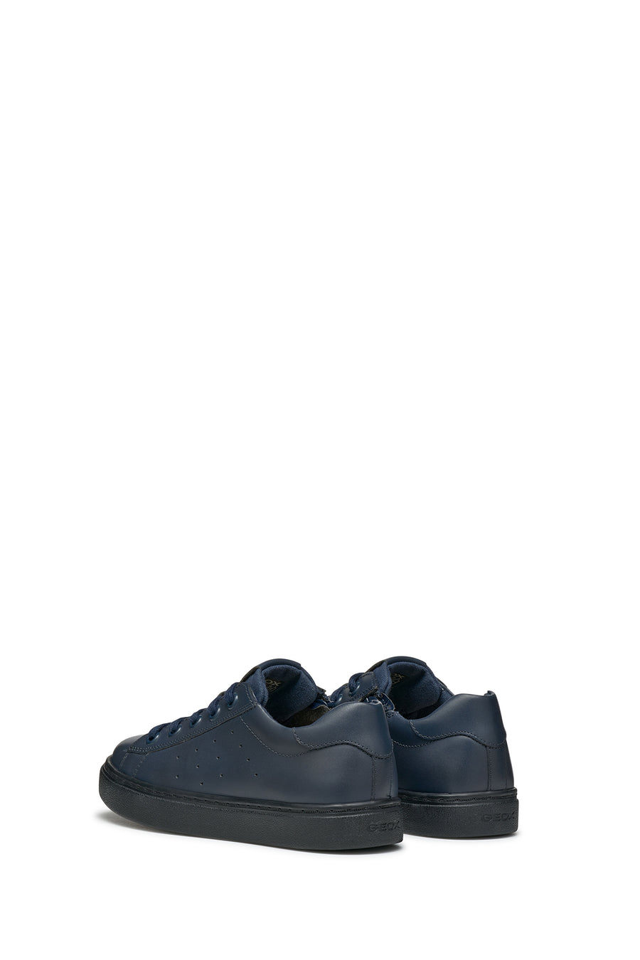 Geox Boy Navy Blue High-Top Sneakers