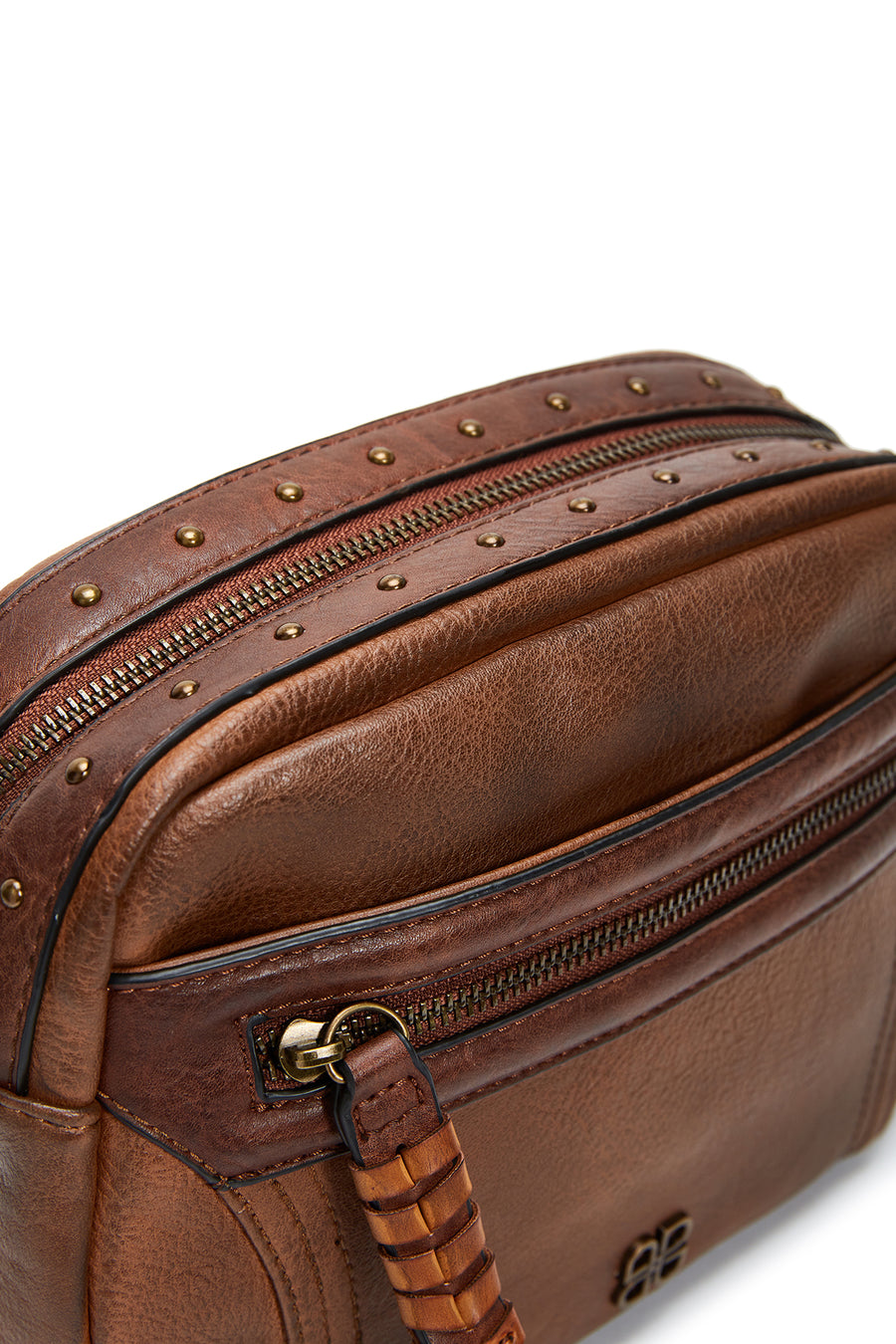 Women's Tan Long Strap Crossbody Bag