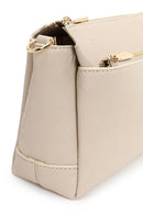 Woman Cream Printed Long-Strap Crossbody Bag | Derimod