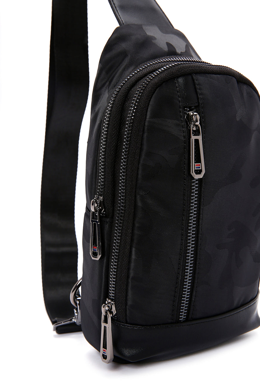 Men's Black Crossbody Bag
