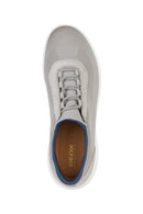 Geox Men's Gray Nebula Lace-Up Fabric Sneaker | Derimod