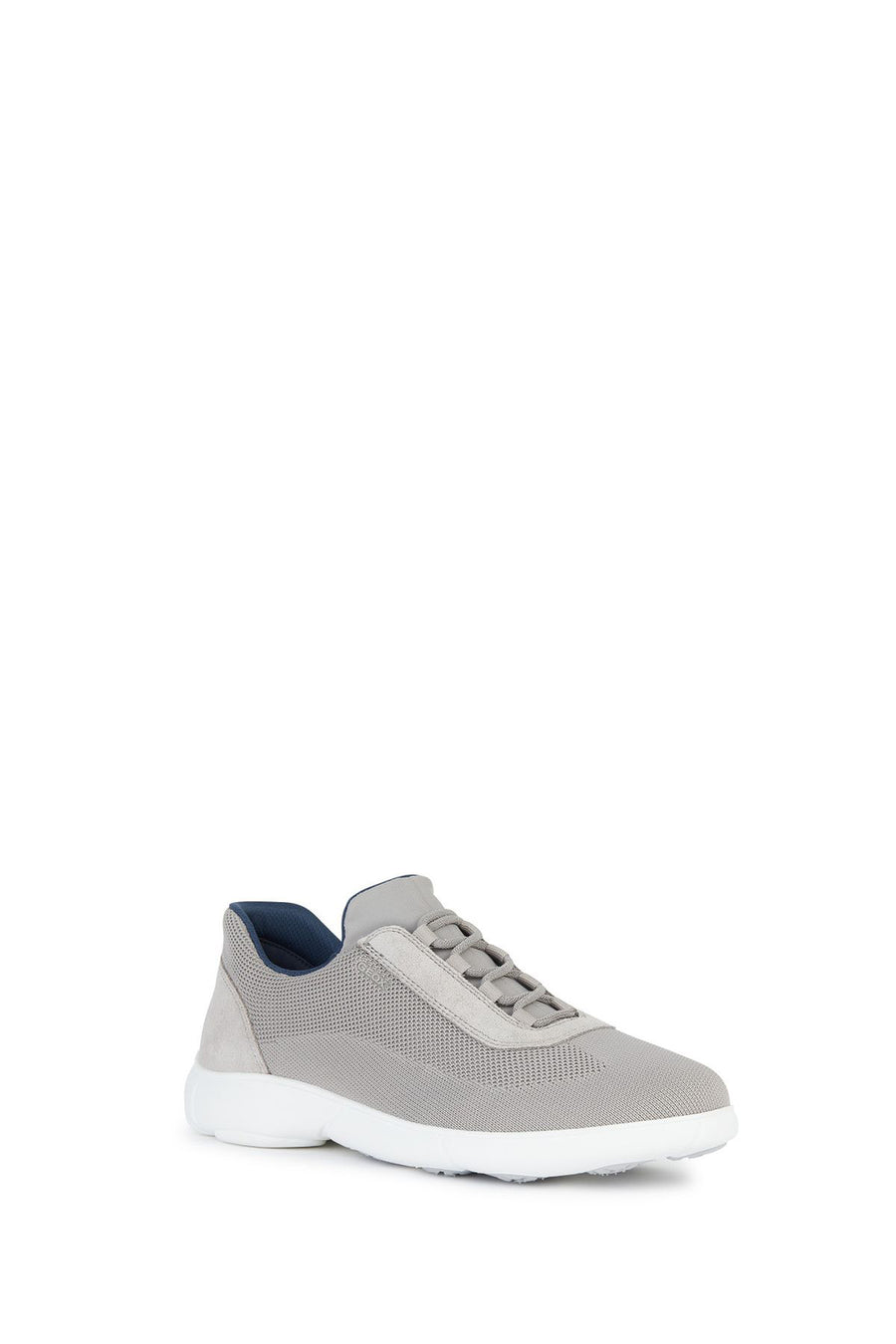 Geox Men's Gray Nebula Lace-Up Fabric Sneaker