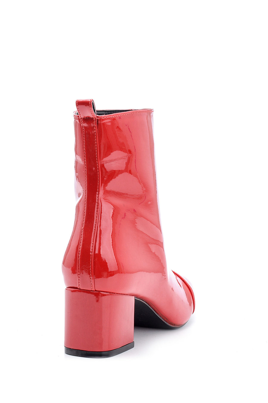 Women's Heeled Patent Leather Boots
