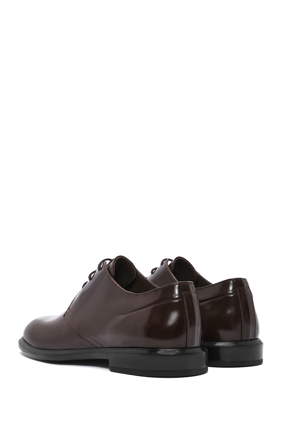 Men's Brown Laced Leather Classic Shoes