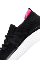 Women's Black Fabric Sneaker | Derimod
