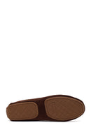 Woman Brown Suede Loafer | Derimod