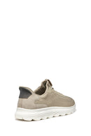 Geox Erkek Bej U Spherica Plus A - Knit.Te + Sy Bağcıklı Sneaker | Derimod