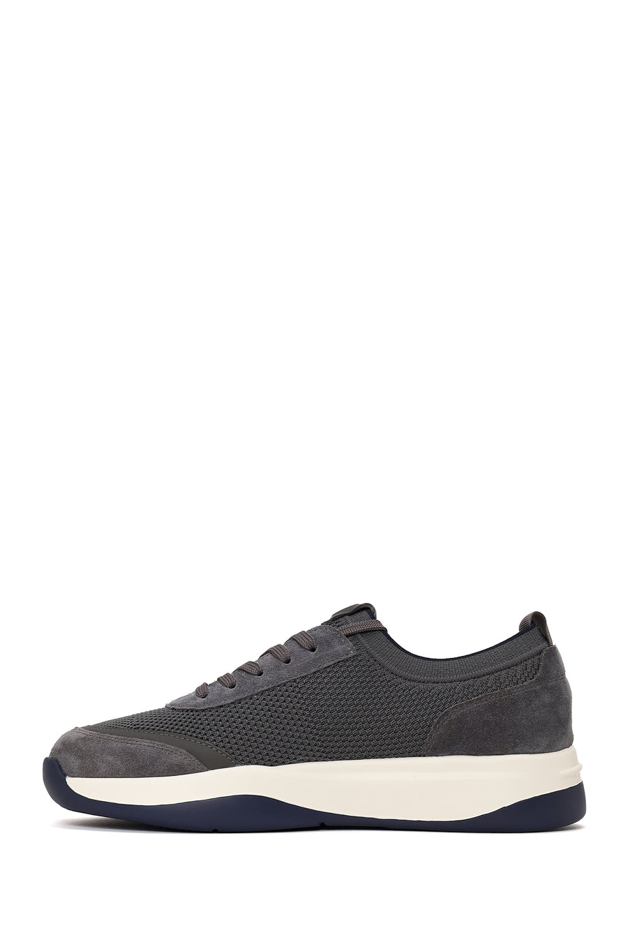 Derimod Zero Erkek Gri Bağcıklı Kalın Tabanlı Kumaş Sneaker