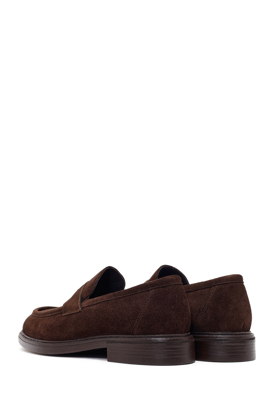 Derimod Black Erkek Kahverengi Süet Deri Loafer