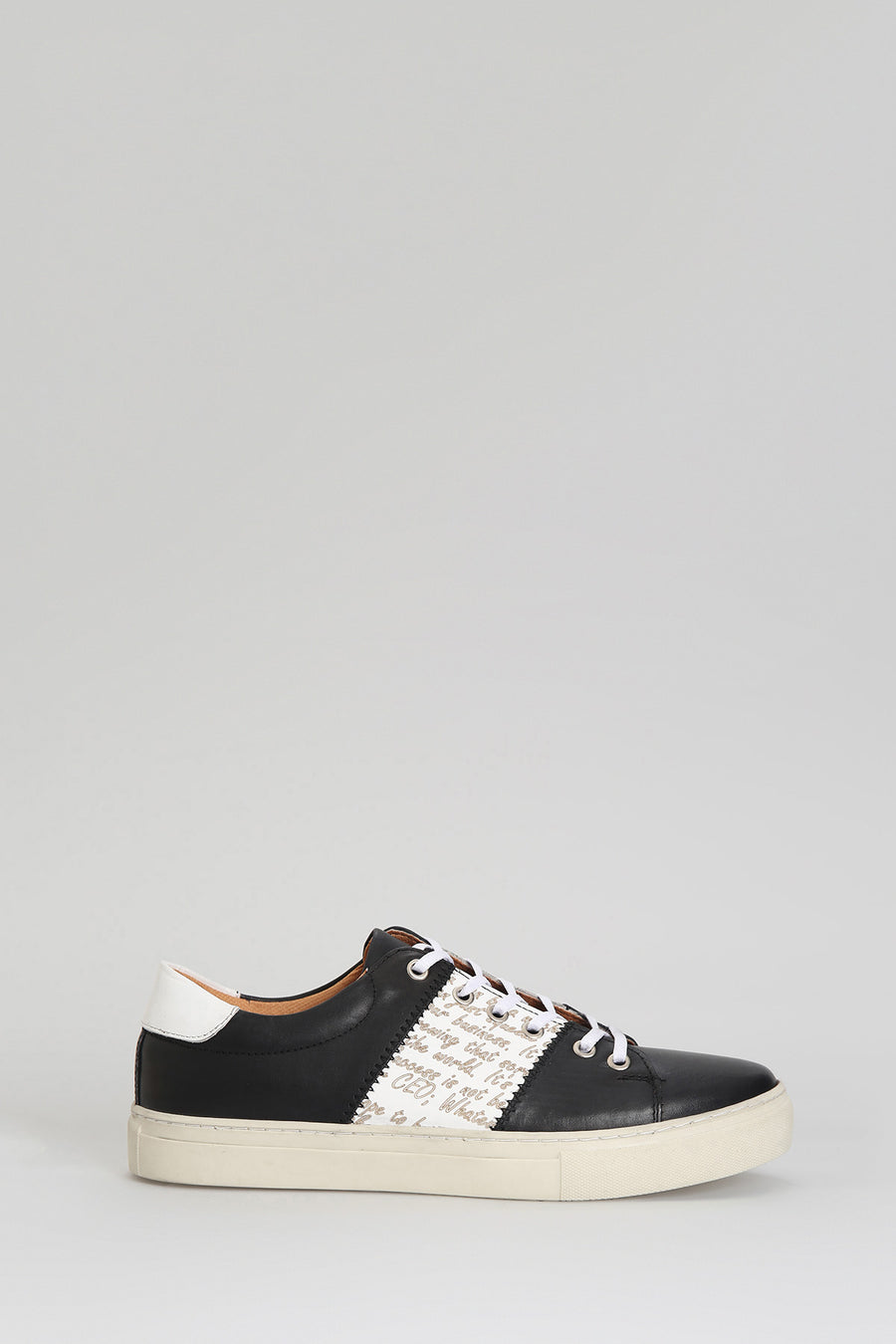 Siyah Erkek Deri Sneaker