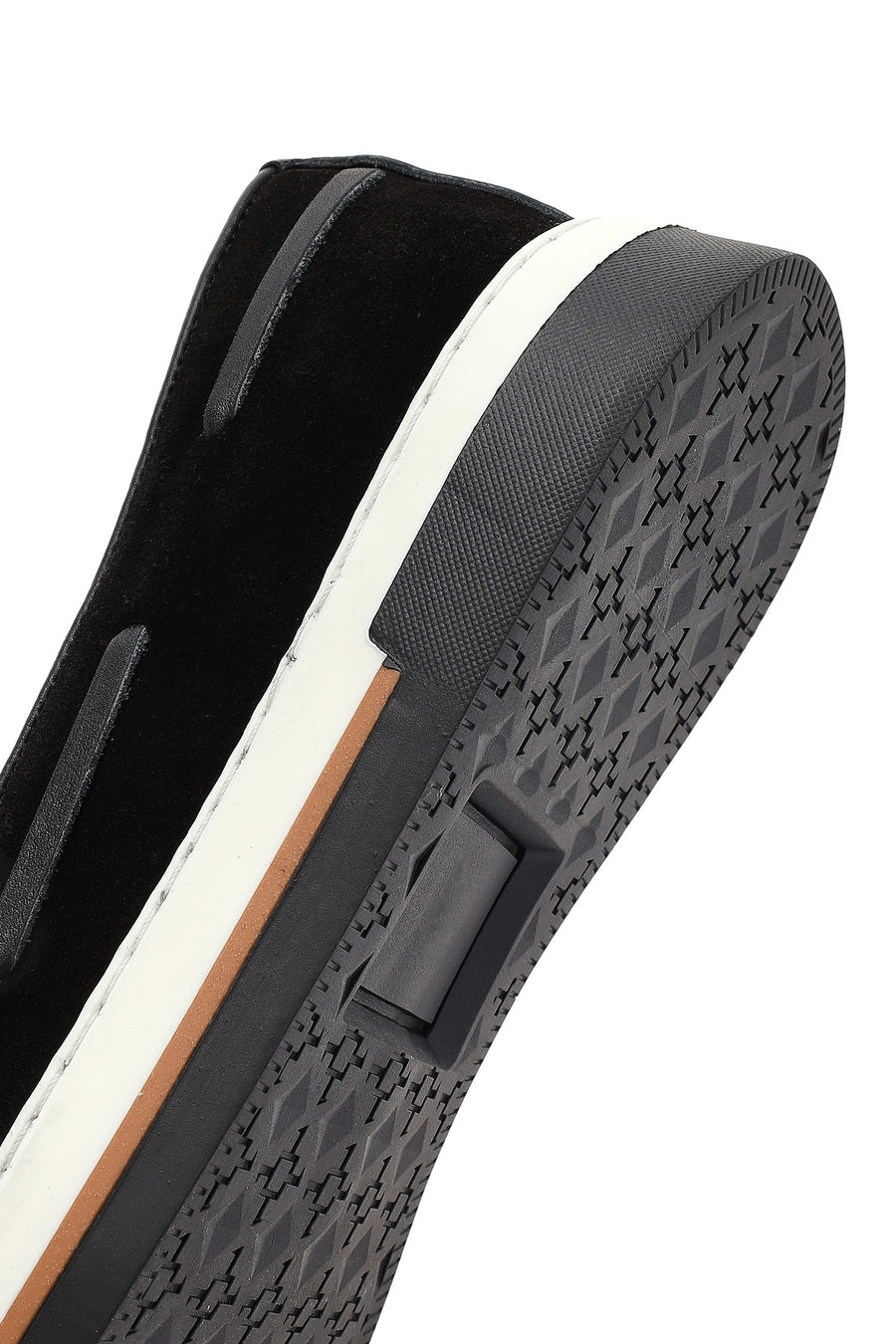 Erkek Siyah Süet Deri Casual Loafer