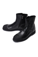 Men's Leather Zippered Boots | Derimod