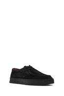 Men's Black Lace-Up Suede Leather Casual Shoes | Derimod