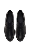 Erkek Siyah Deri Klasik Loafer | Derimod