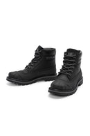 Caterpillar Men's Black Colorado Galosh WP Lace-Up Leather Combat Boots | Derimod