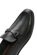 Erkek Siyah Deri Klasik Loafer | Derimod