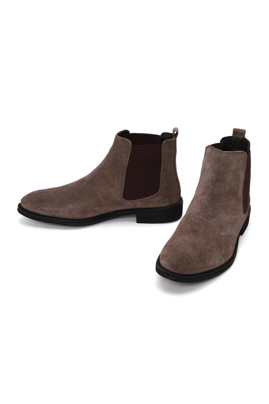 Male Mink Suede Chelsea Boots
