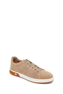Erkek Bej Bağcıklı Süet Deri Sneaker | Derimod