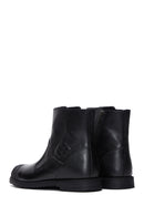 Men's Leather Zippered Boots | Derimod