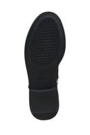 Geox Woman Black D Serılda B - Smo.Lea Zippered Buckled Leather Boot | Derimod