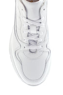Men's White Leather Sneaker | Derimod