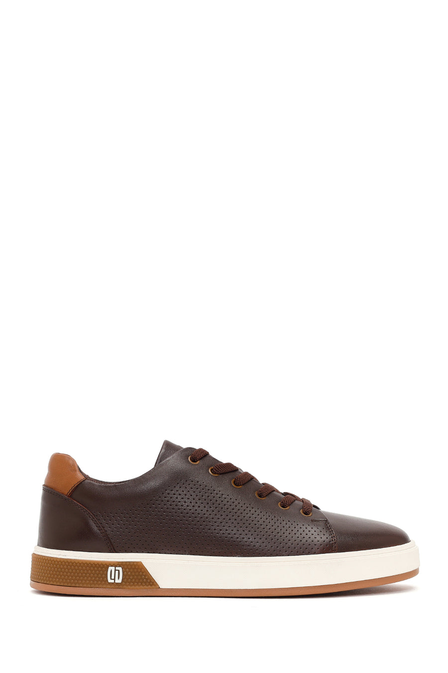 Erkek Kahverengi Bağcıklı Deri Sneaker 26SFD680818 | Derimod