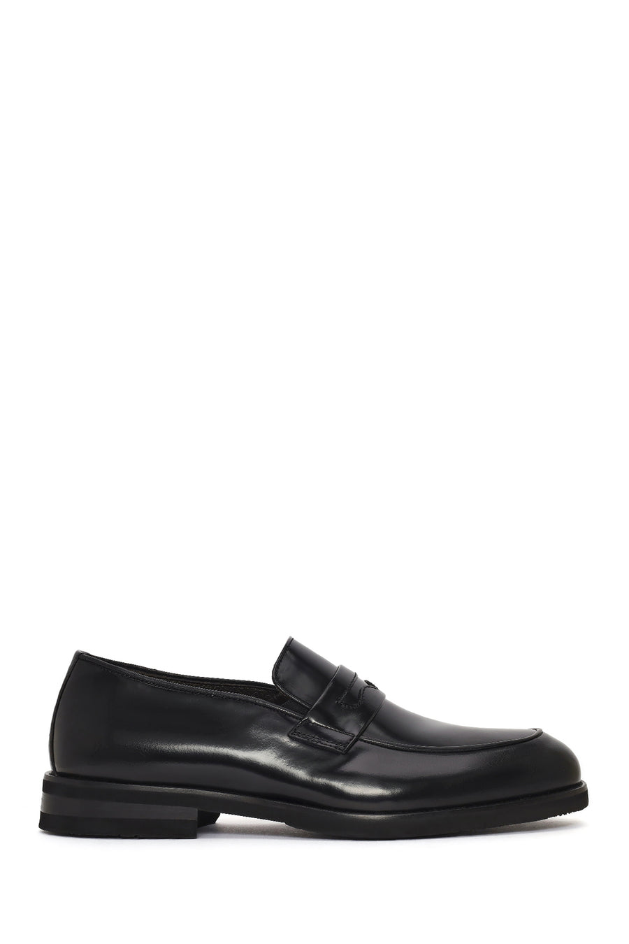 Erkek Siyah Deri Loafer 26SFD704522 | Derimod