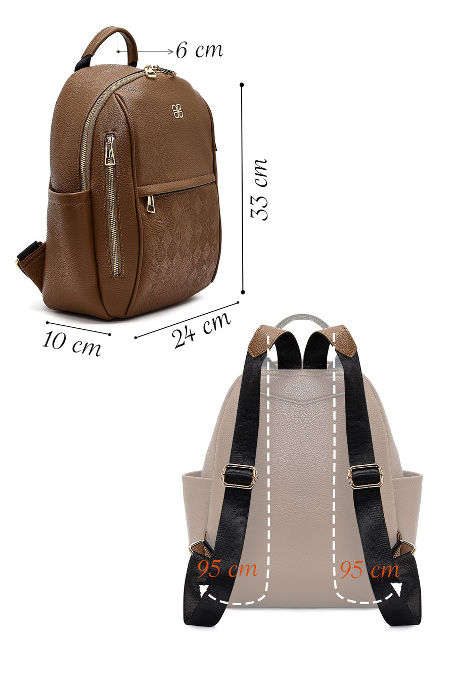 Women's Mink Print Backpack