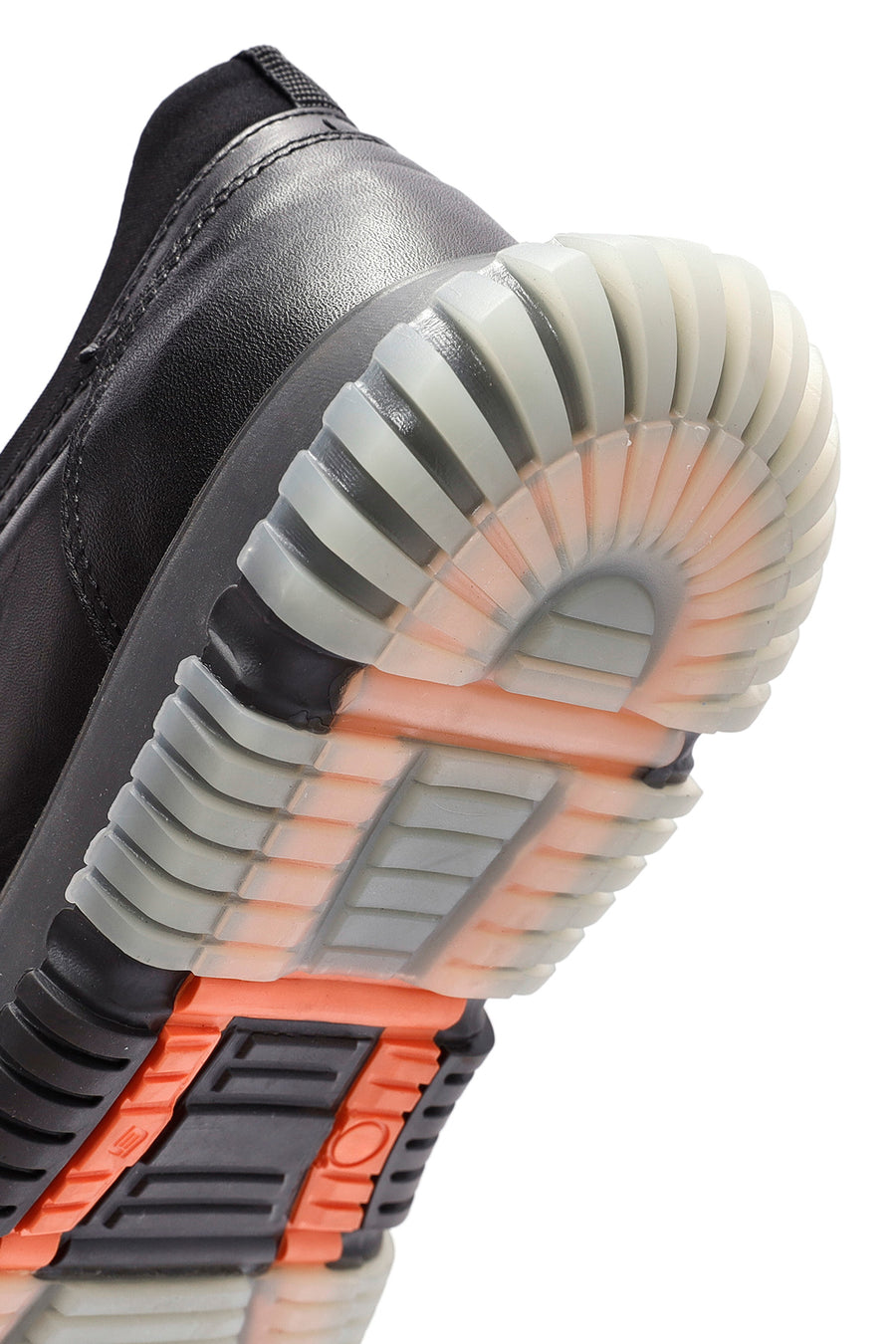 Erkek Siyah Bağcıklı Deri Sneaker
