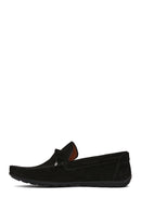 Erkek Siyah Süet Deri Casual Loafer | Derimod