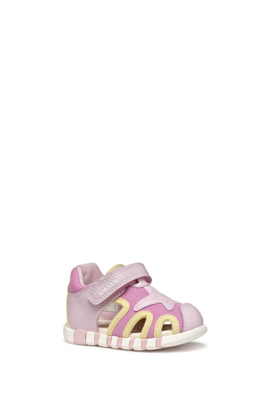 Geox Kız Bebek Pembe B Sandal Iupidoo A - Synt + Mesh Bantlı Kumaş Sandalet