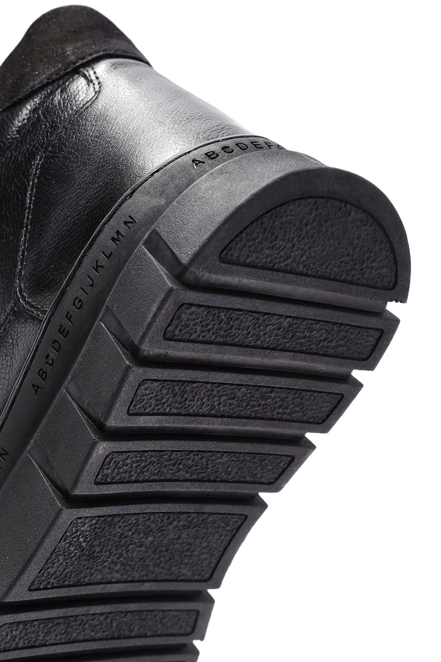 Men's Black Lace-Up Leather Casual Boots