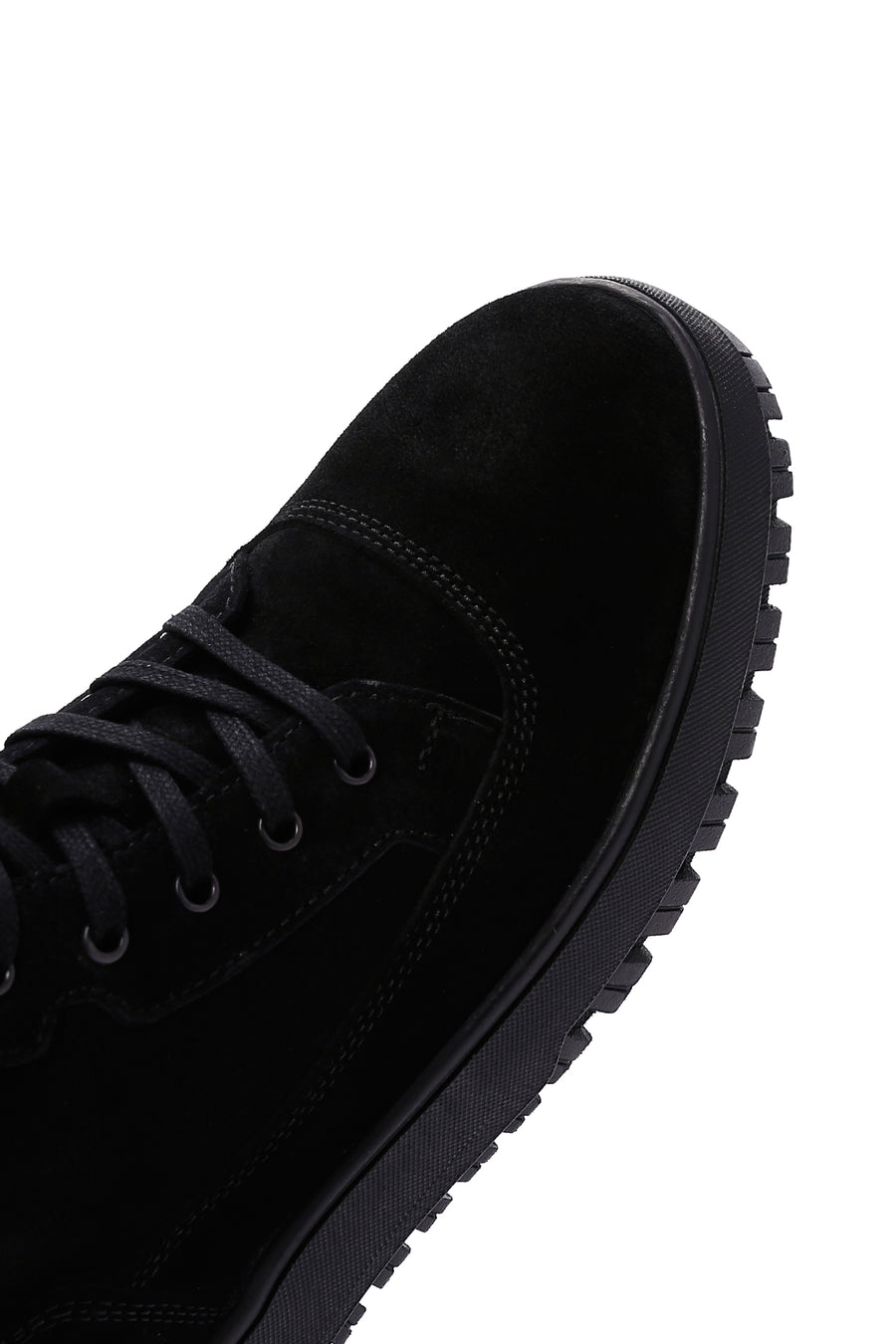 Men's Black Suede Leather Sports Boots