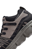 Skechers Erkek Bej Summits Bağcıklı Kalın Tabanlı Outdoor Bot | Derimod