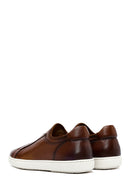 Men's Brown Leather Sneaker | Derimod