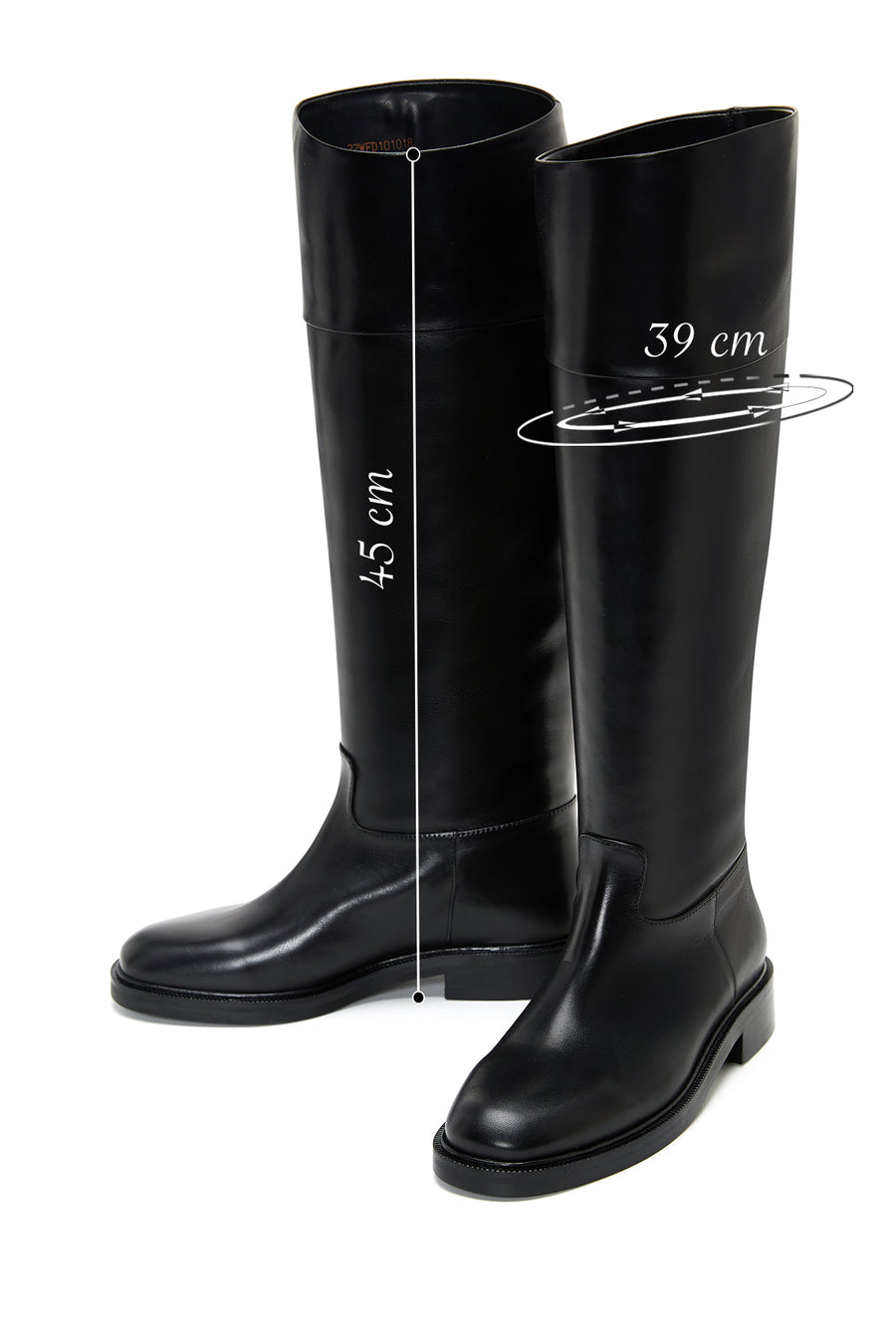 Women's Black Casual Leather Boots