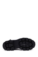 Women's Black Zippered Casual Boots | Derimod