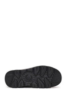 Male Black Thick-Soled Suede Chelsea Boots | Derimod