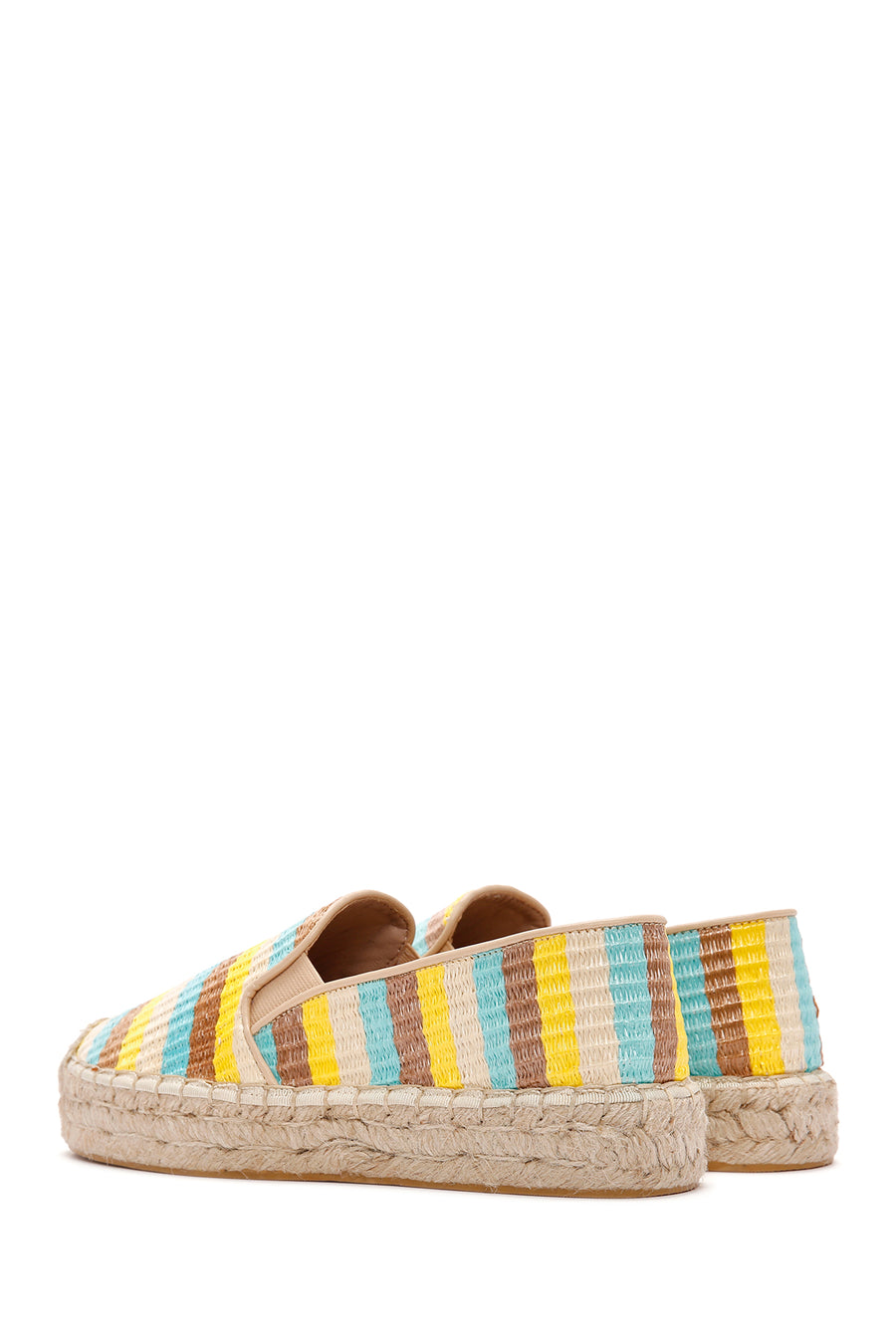 Kadın Sarı Hasır Espadril