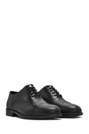 Men's Black Laced Leather Classic Shoes | Derimod