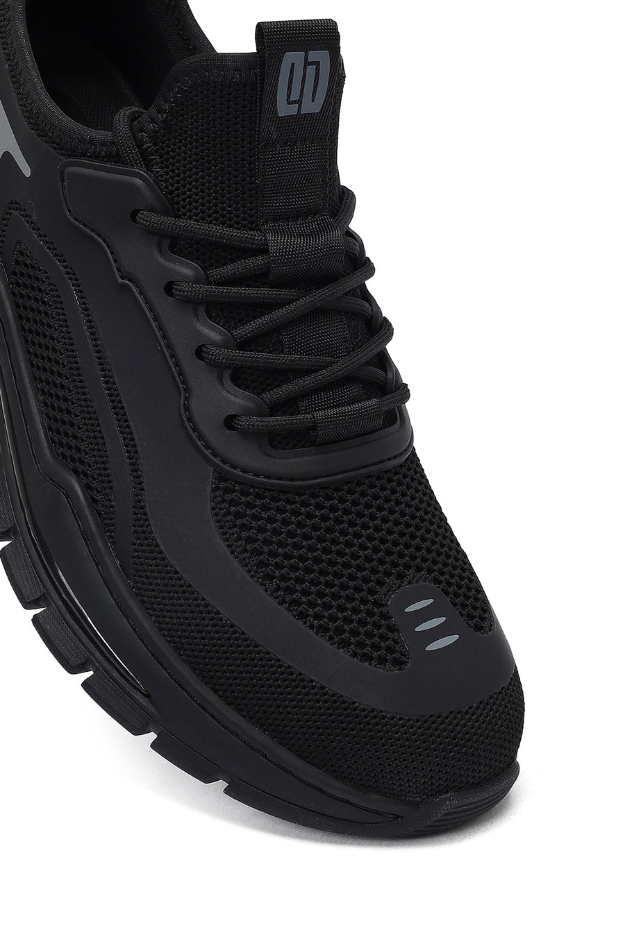 Derimod Zero Erkek Siyah Bağcıklı Kumaş Sneaker