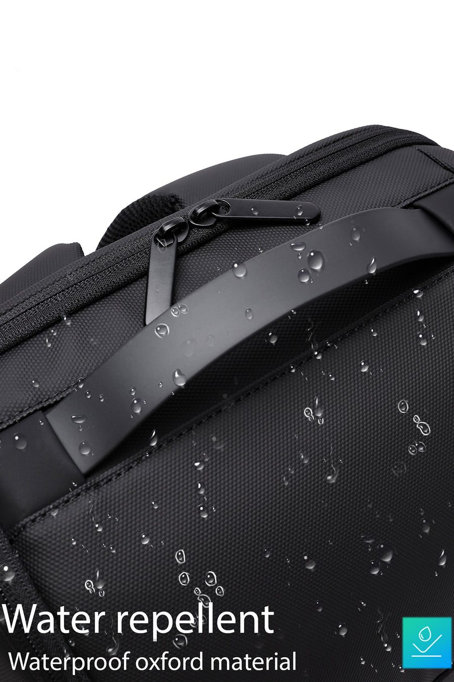 D-Pack Unisex Siyah Teknolojik Kumaş Sırt Çantası