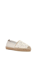 Kadın Krem Desenli Espadril | Derimod