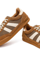 Kadın Kahverengi Bağcıklı Deri Sneaker | Derimod