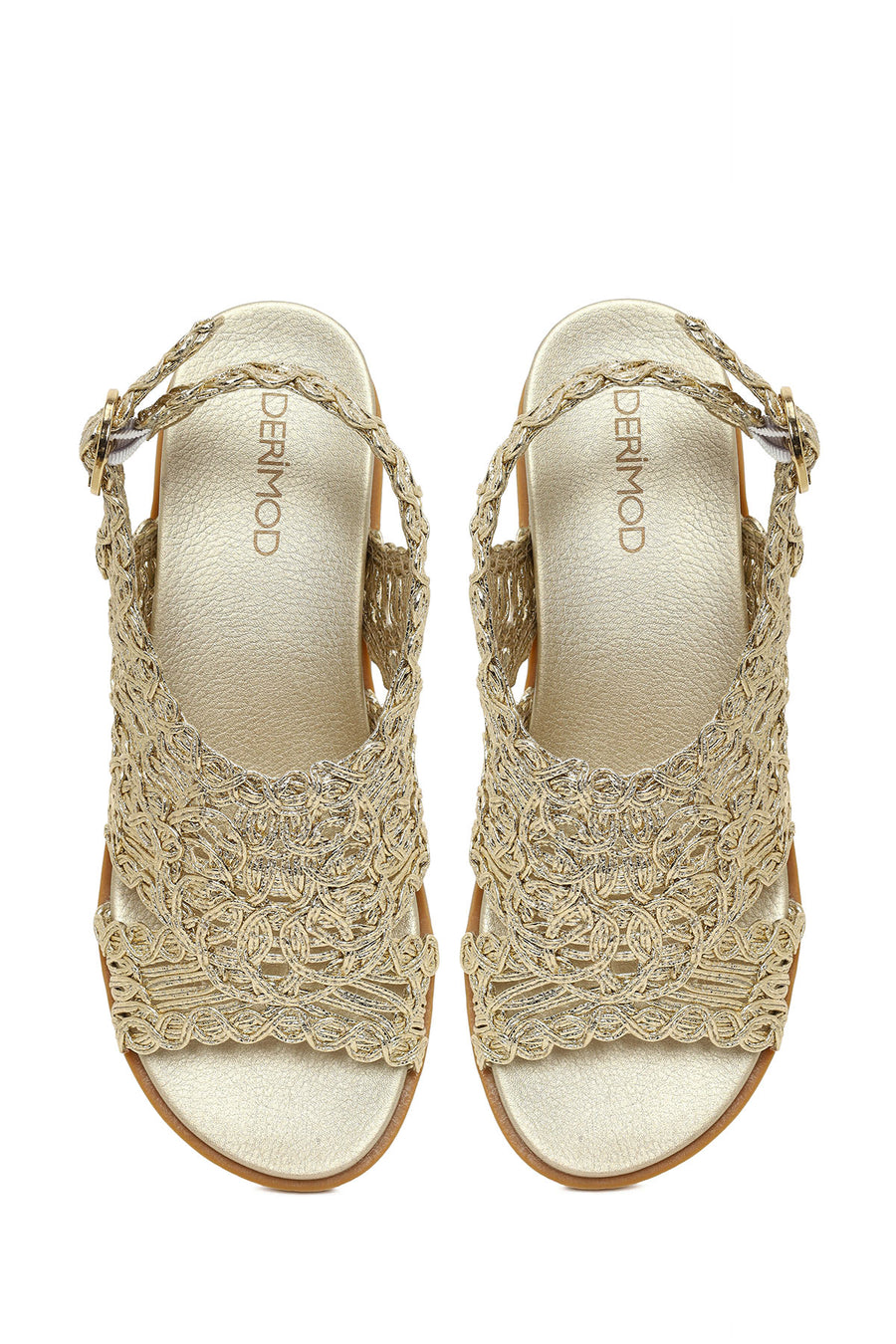 Woman Gold Metallic Sandal