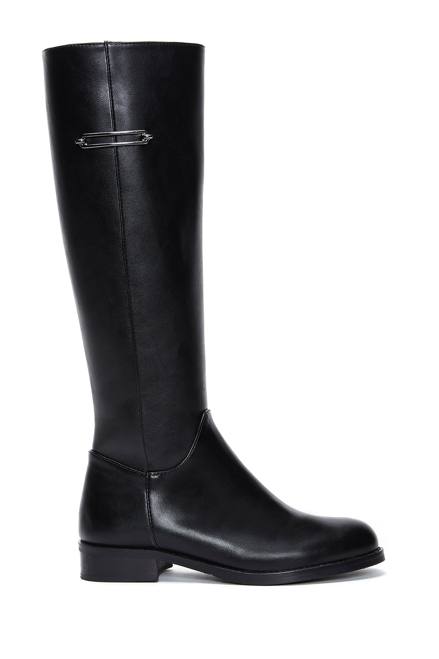 Kadın Siyah Fermuarlı Casual Çizme WF240008SV | Derimod