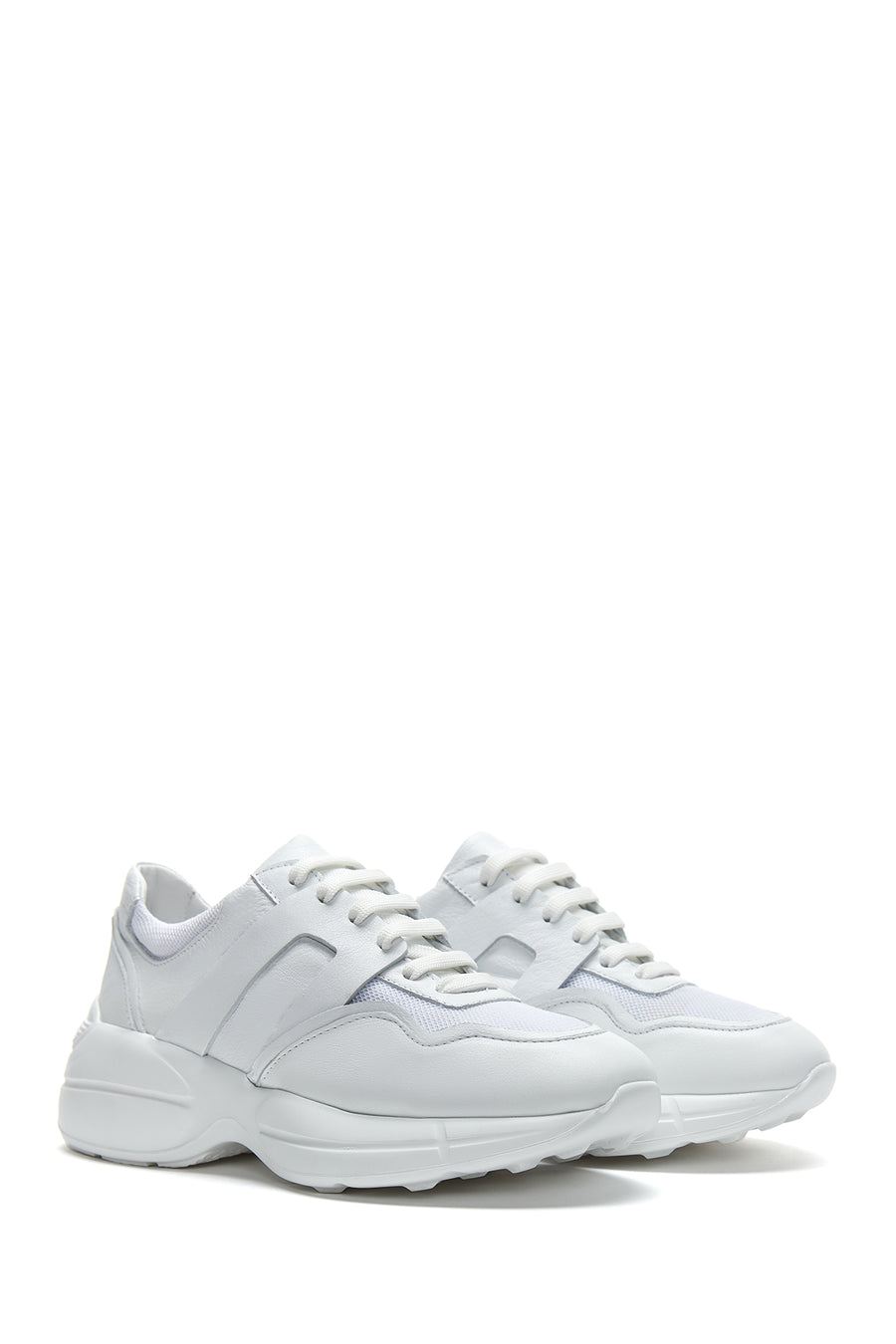 Kadın Deri Yüksek Taban Sneaker