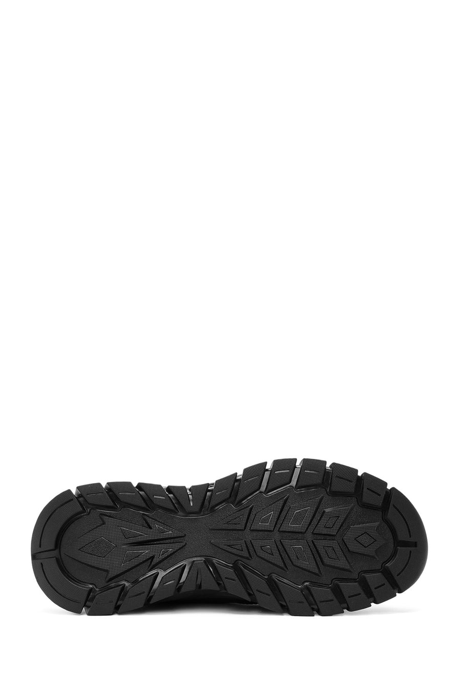 Erkek Siyah Bağcıklı Deri Sneaker